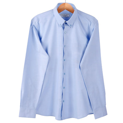 Blue Button Down Premium Oxford Shirt For men's Code-1051