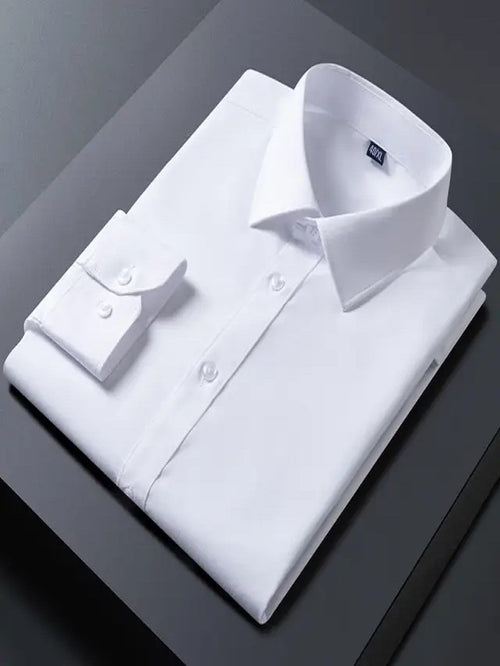 White Premium Cotton Satin Formal Shirt Code-1301