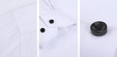 A-Men White Luxury Partywear Cotton Decent Long Sleeve Shirt Code-1231
