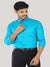 Men's Classic-Fit Oxford Sea Green Formal Shirt Code-1069