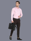 Men's Formal Oxford Cotton Tailored-Fit Pink Shirt Code-1010