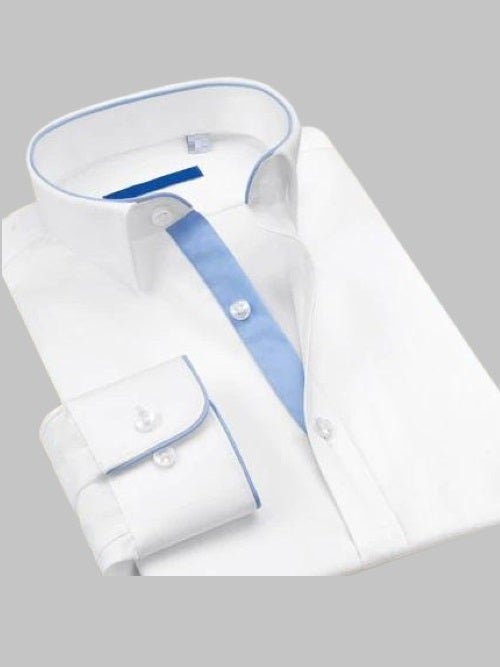 A-Imported Cotton White Shirts for Men Code-1250