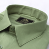 A- Men's Premium Giza Cotton Olive Green Formal Shirt Code-1001